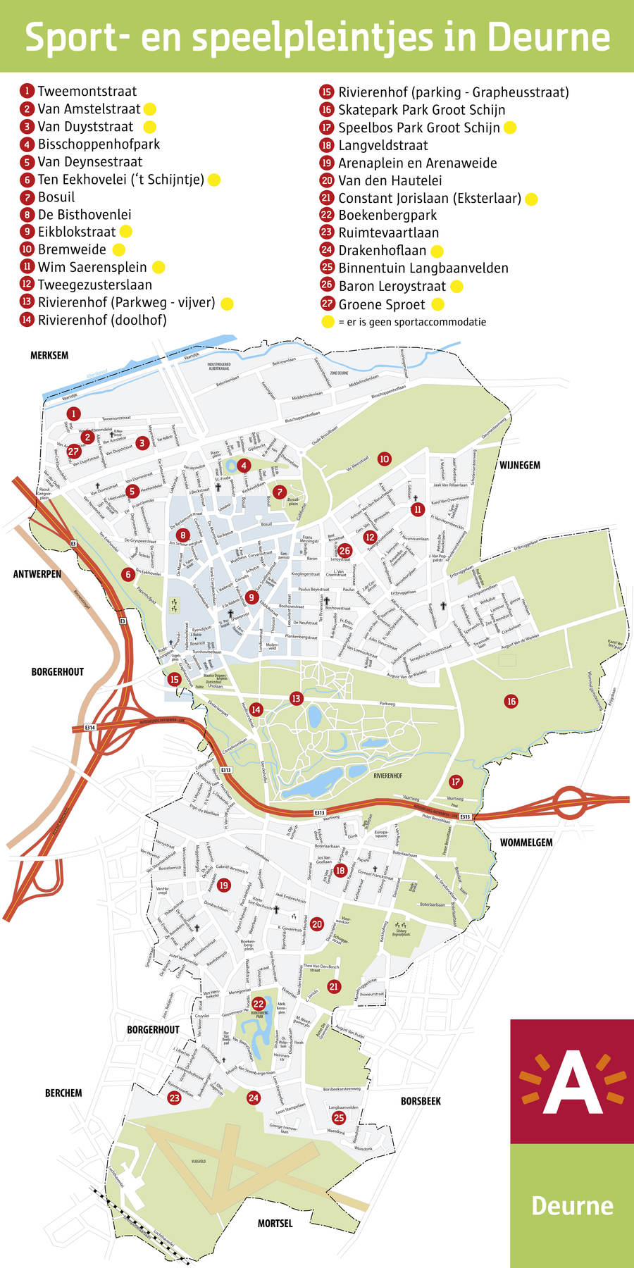 Plan sport- en speelpleintjes in Deurne Plan sport- en speelpleintjes in Deurne